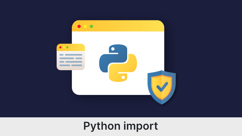 Die Python import Funktion dient zur Verwendung von externen Modulen und Paketen.